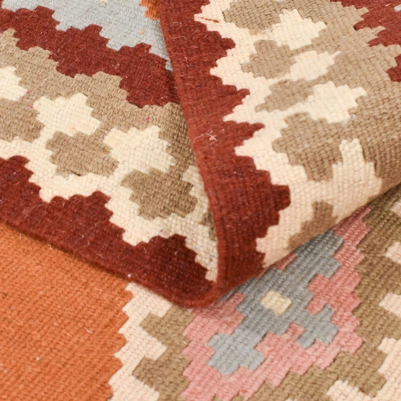 Kelim Fars Teppich 106x146cm - mehrfarbig