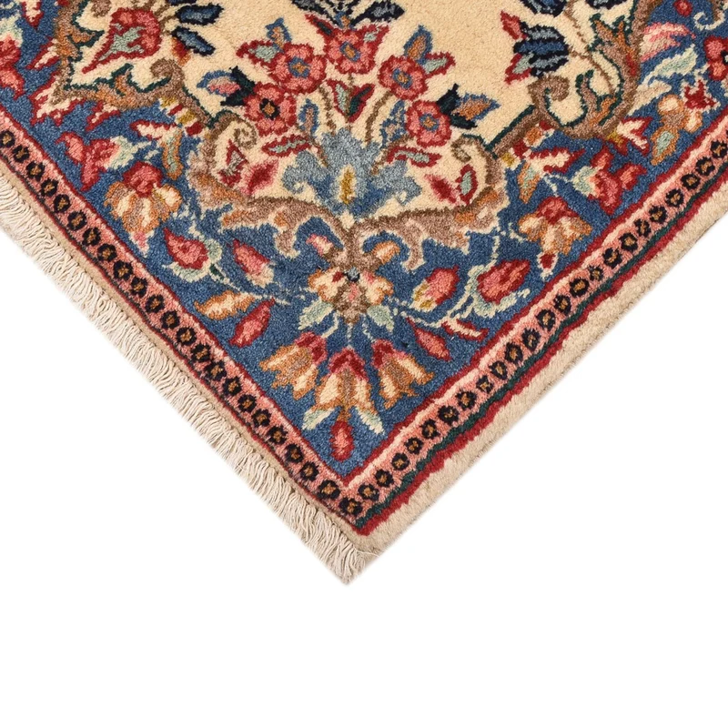 Rafsanjan Teppich 59x89cm - Perserteppich - mehrfarbig