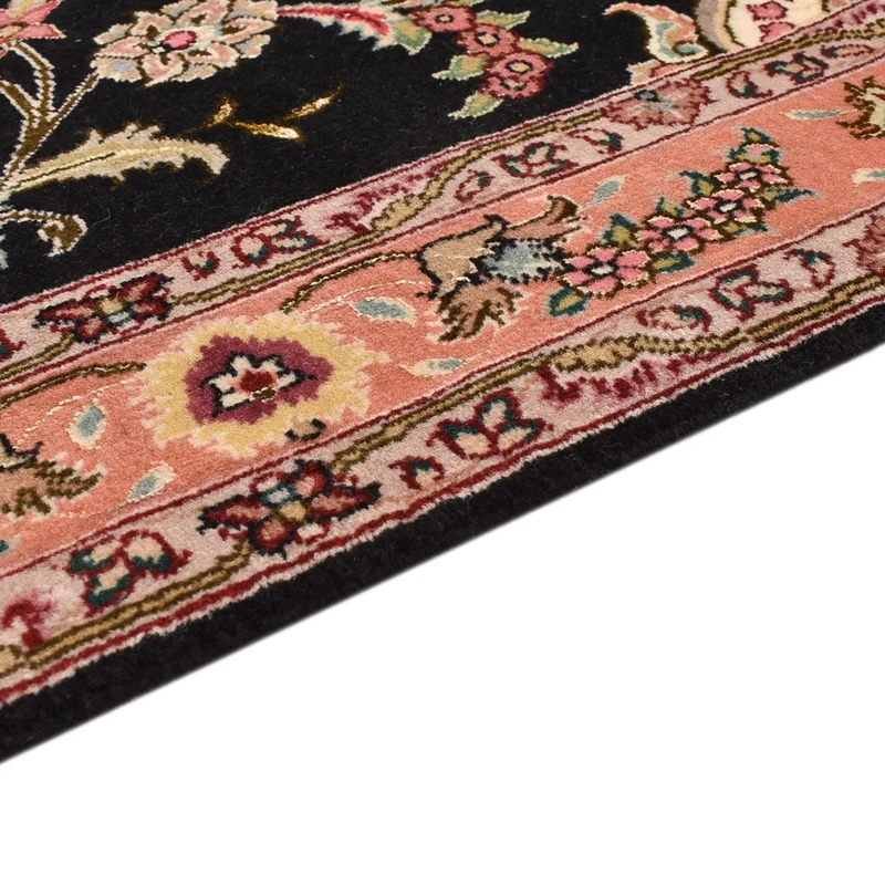 Täbriz - 60 Raj Teppich 80x210cm - Perserteppich - dunkelblau