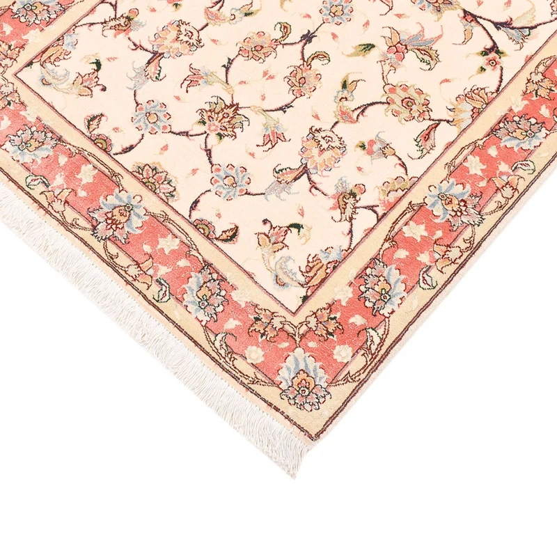 Täbriz - 60 Raj Teppich 81x205cm - Perserteppich - beige