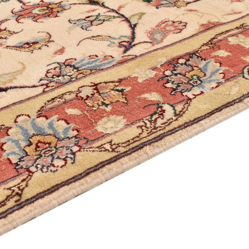 Täbriz - 60 Raj Teppich 81x205cm - Perserteppich - beige