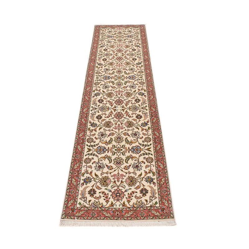 Täbriz - 60 Raj Teppich 72x302cm - Perserteppich - sand