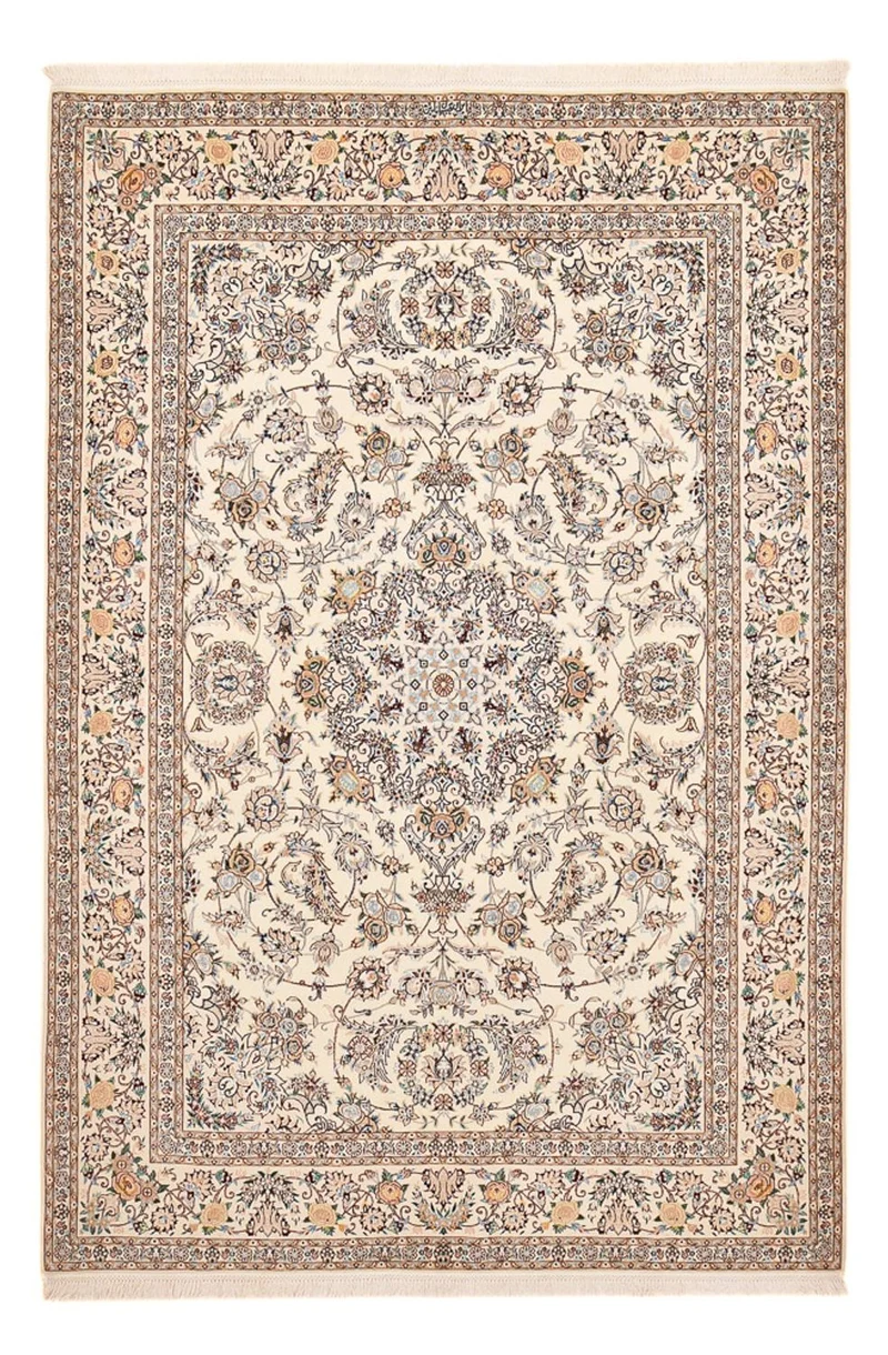 Nain - 6La Teppich 203x303cm - Perserteppich - creme