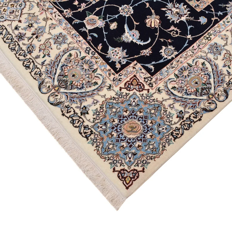 Nain - 6La Teppich 207x308cm - Perserteppich - dunkelblau