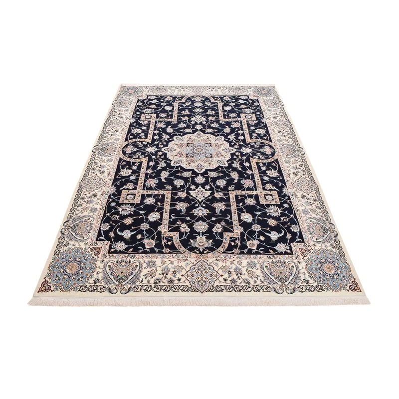Nain - 6La Teppich 207x308cm - Perserteppich - dunkelblau