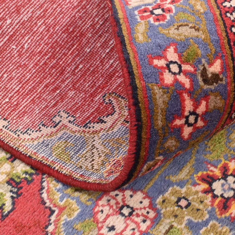 Täbriz Teppich 100x142cm - Perserteppich - rot
