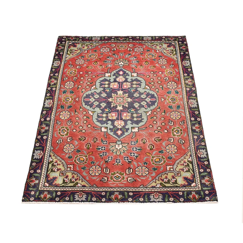 Perserteppich - Täbriz - 90 x 141 cm - hellrot