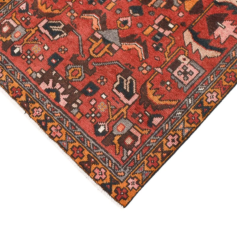 Hamadan Teppich 92x322cm - Perserteppich - terrakotta