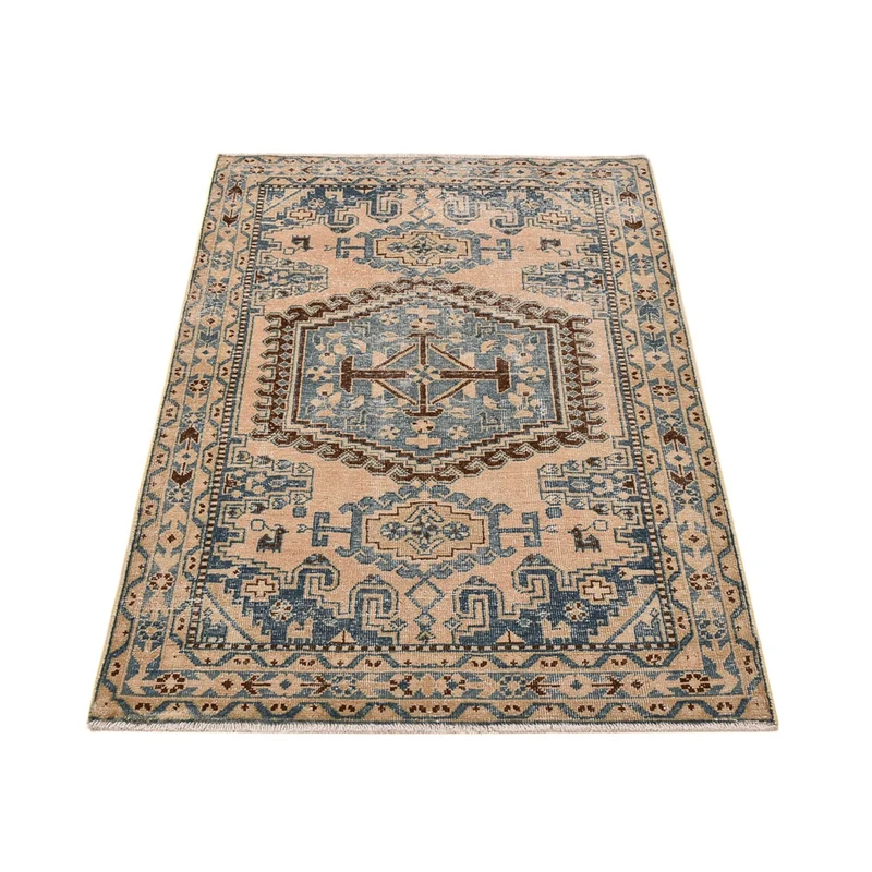 Vintage Teppich 103x160cm - mehrfarbig