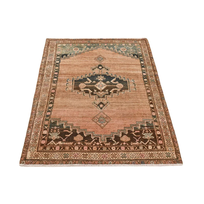 Vintage Teppich 126x186cm - hellrot