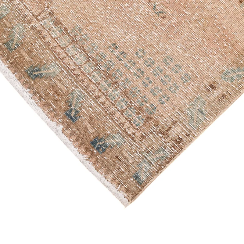 Vintage Teppich 103x152cm - dunkelbeige