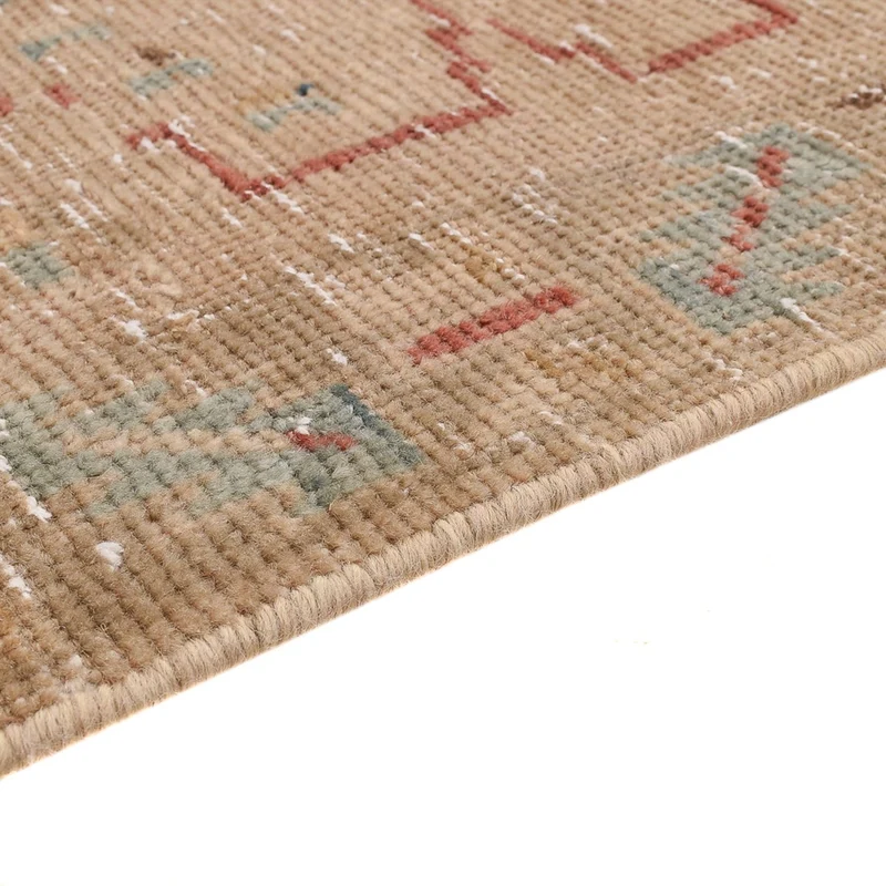 Vintage Teppich 103x152cm - dunkelbeige