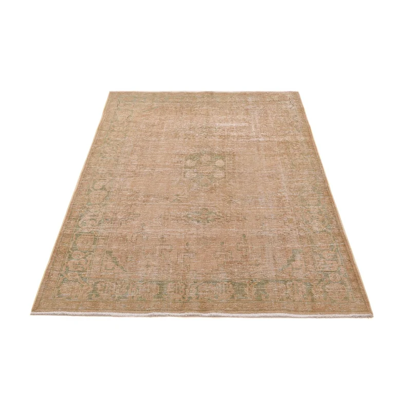 Vintage Teppich 145x206cm - dunkelbeige