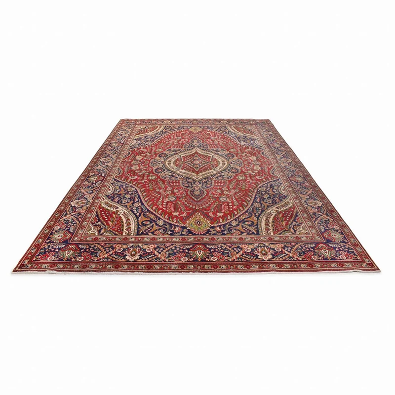 Täbriz Teppich 295x393cm - Perserteppich - rot