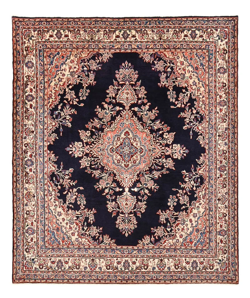 Mehraban Teppich 240x287cm - Perserteppich - dunkelblau