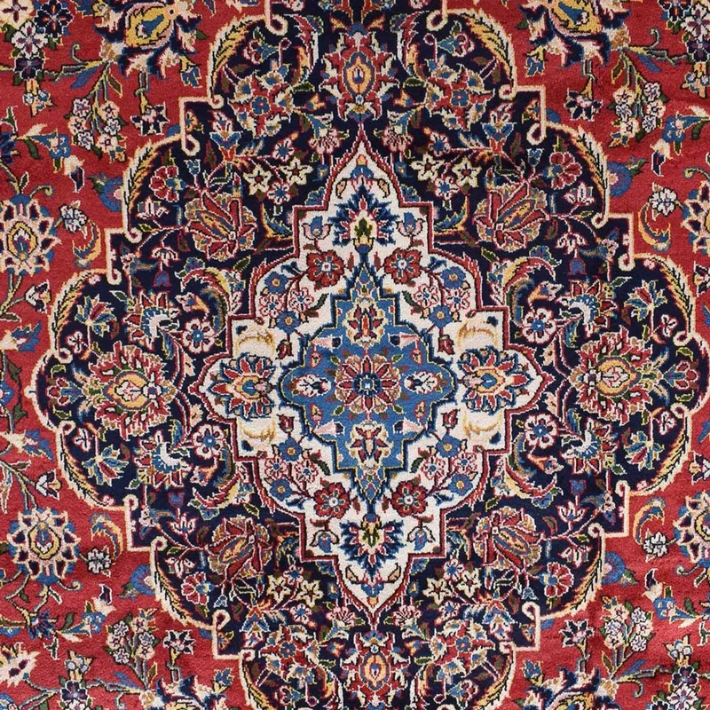 Keshan Teppich 306x459cm - Perserteppich - rot