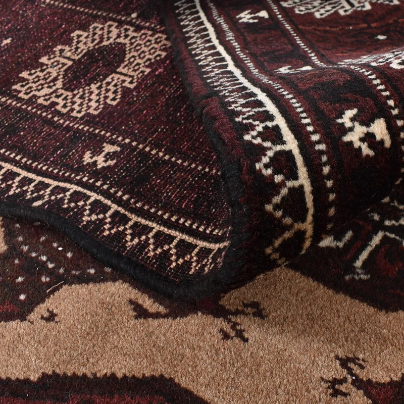 Turkaman Teppich - 198 x 295 cm - hellbeige