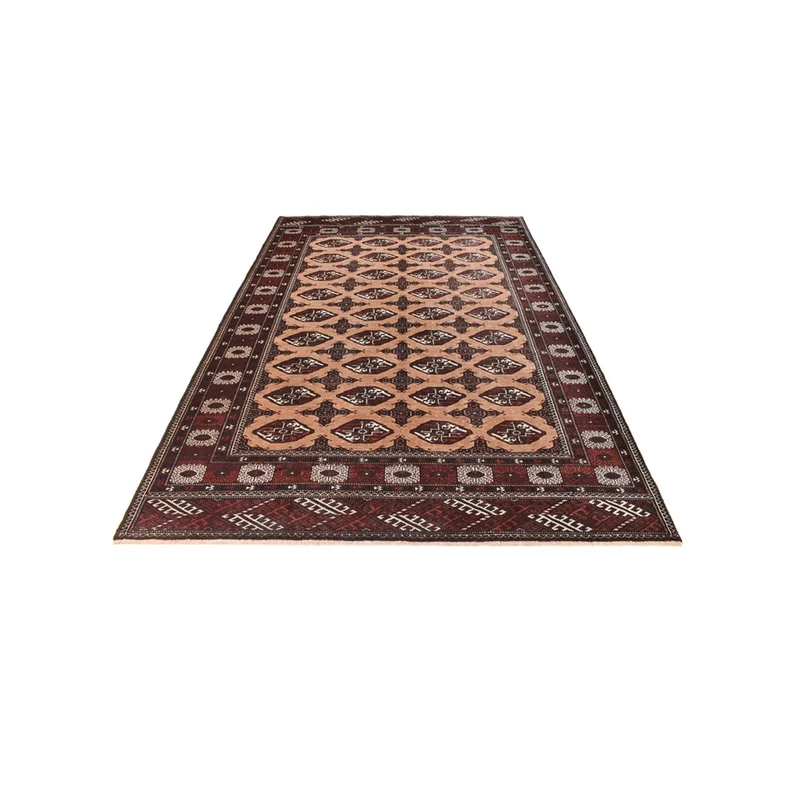 Turkaman Teppich - 198 x 295 cm - hellbeige