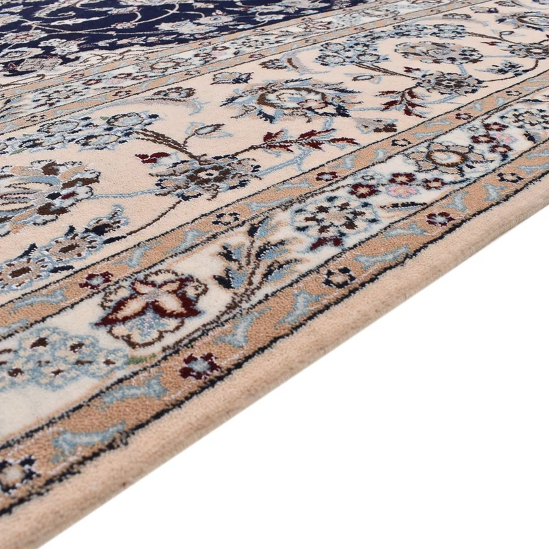 Perserteppich - Nain - Premium - 254 x 306 cm - dunkelblau