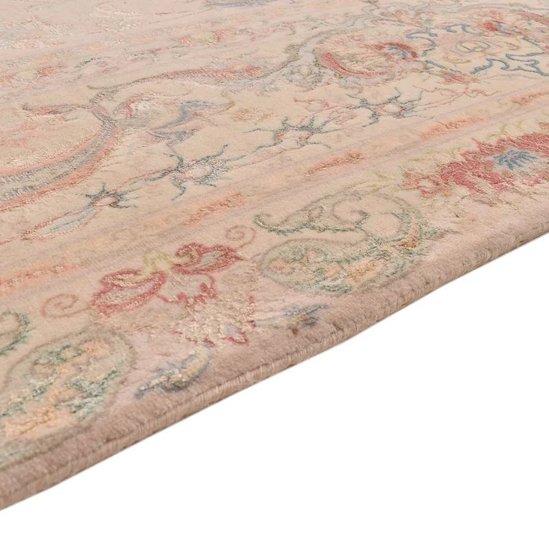Täbriz - 50 Raj Teppich 200x314cm - Perserteppich - hellbeige