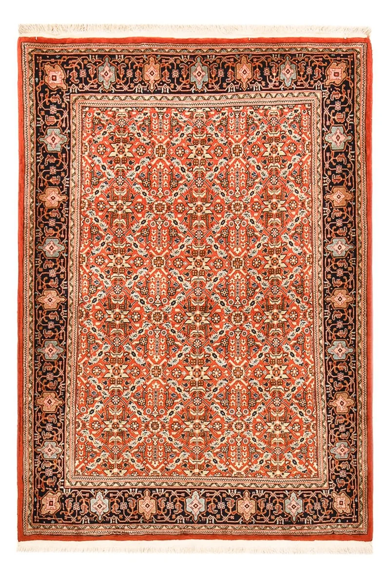 Sarough Teppich 115x160cm - Perserteppich - hellrot