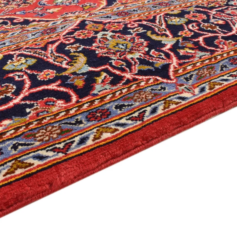Keshan Teppich 142x228cm - Perserteppich - rot