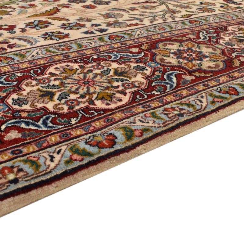 Täbriz - 50 Raj Teppich 177x250cm - Perserteppich - sand
