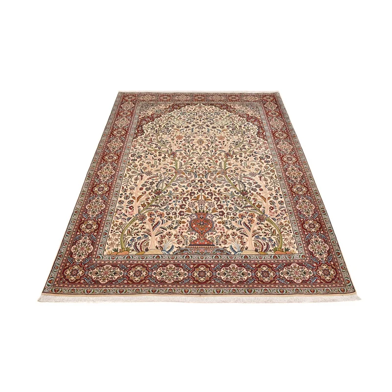 Täbriz - 50 Raj Teppich 177x250cm - Perserteppich - sand