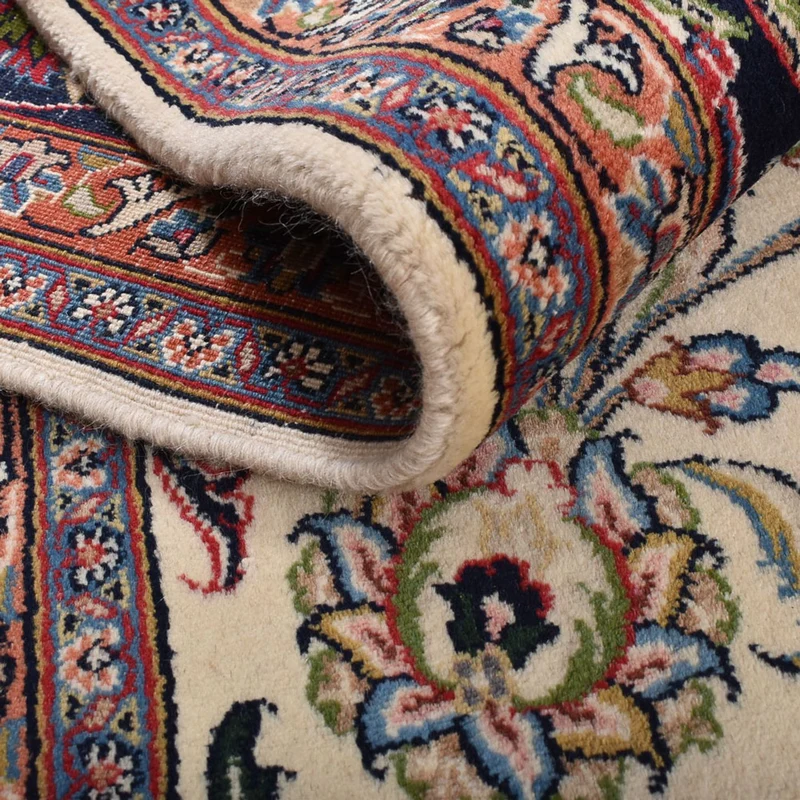 Maschad Teppich 190x284cm - Perserteppich - hellbeige