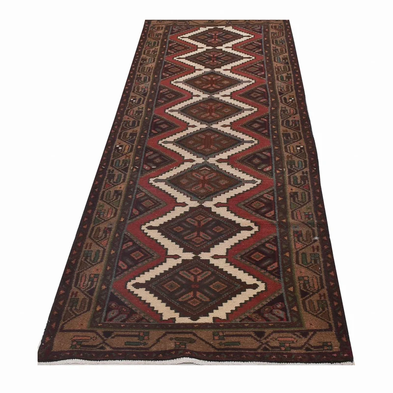 Hamadan Teppich 78x287cm - Perserteppich - rost