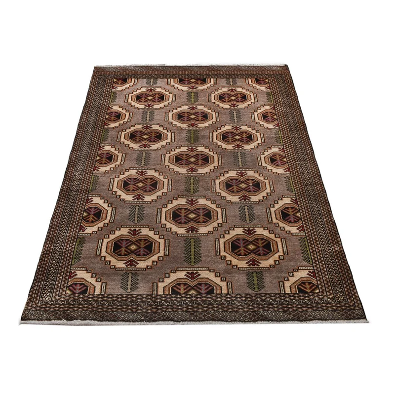 Turkaman Teppich 127x188cm - Orientteppich - mehrfarbig