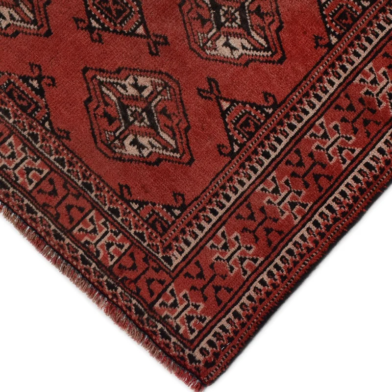 Turkaman Teppich 97x266cm - Orientteppich - rot