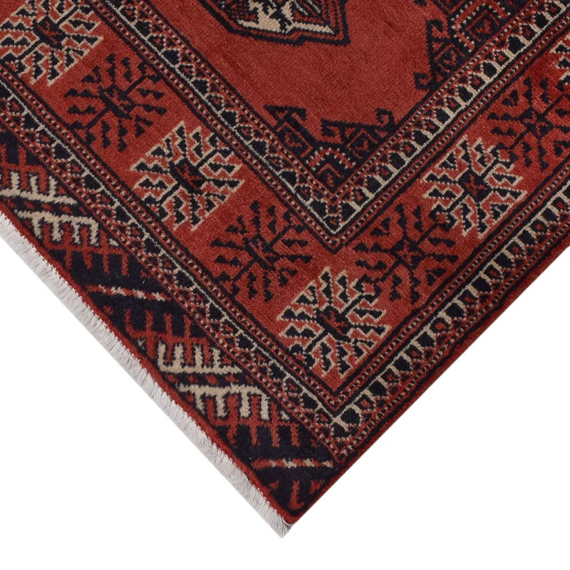 Turkaman Teppich 96x333cm - Orientteppich - rot