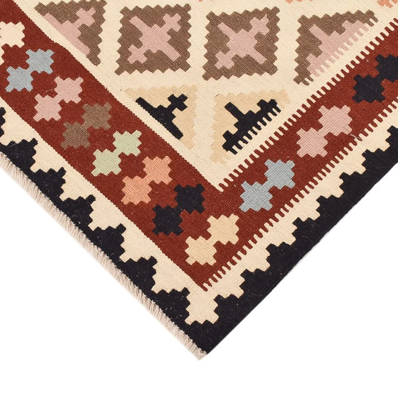Kelim Fars Teppich 102x153cm - mehrfarbig