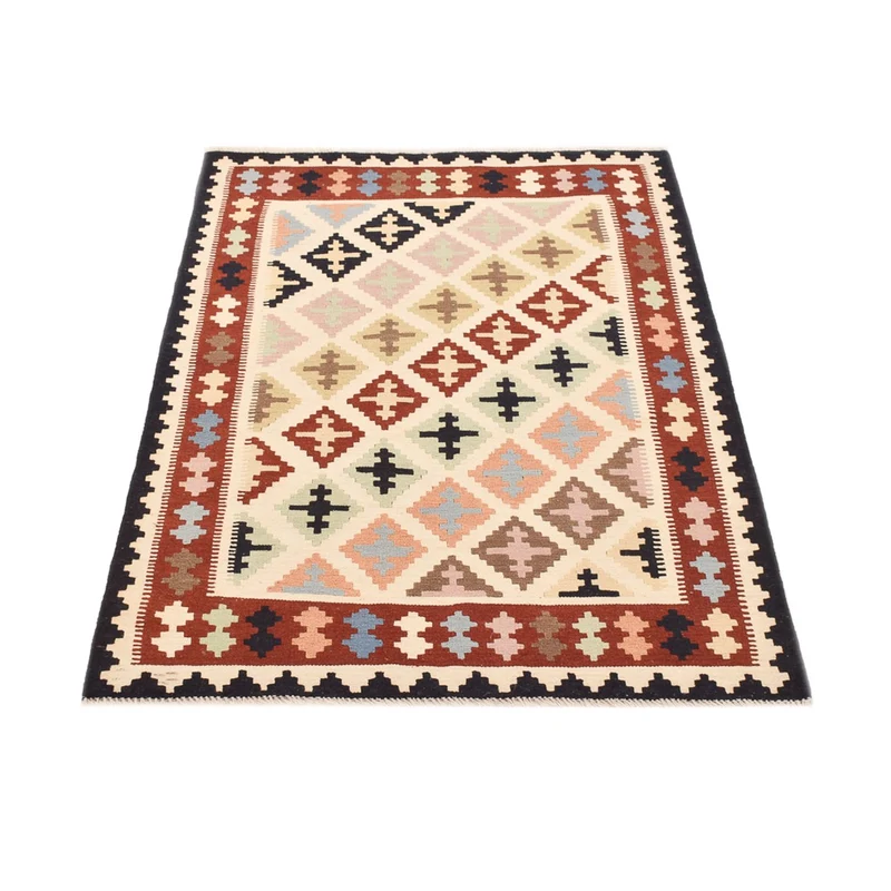Kelim Fars Teppich 102x153cm - mehrfarbig