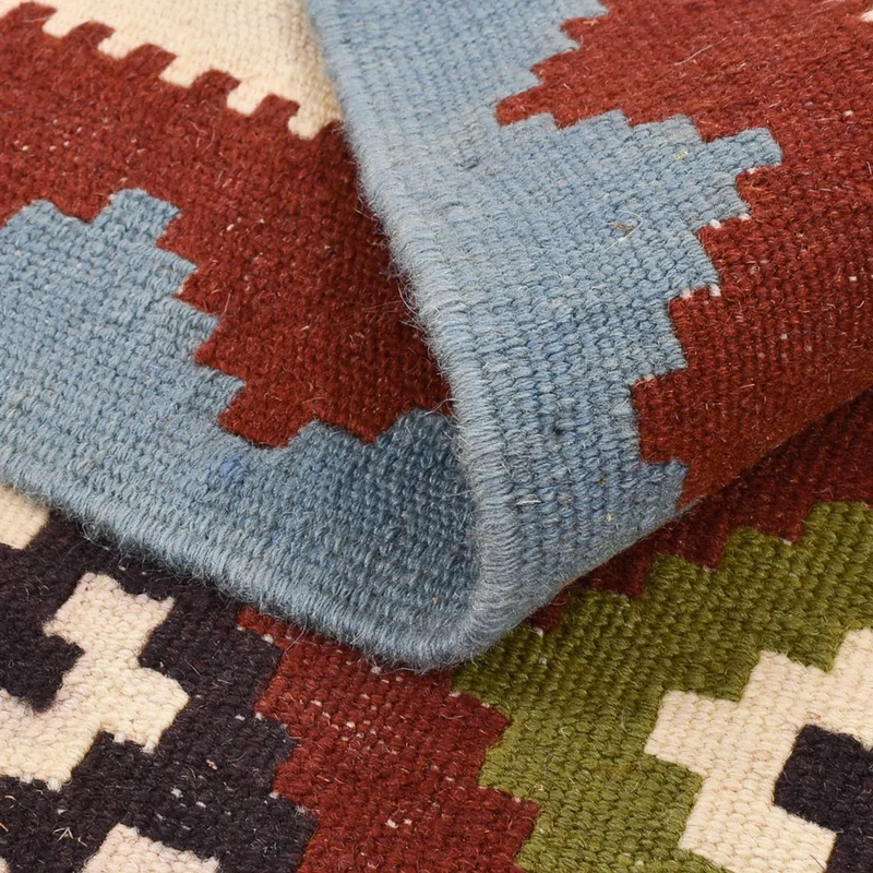 Kelim Fars Teppich 104x147cm - mehrfarbig