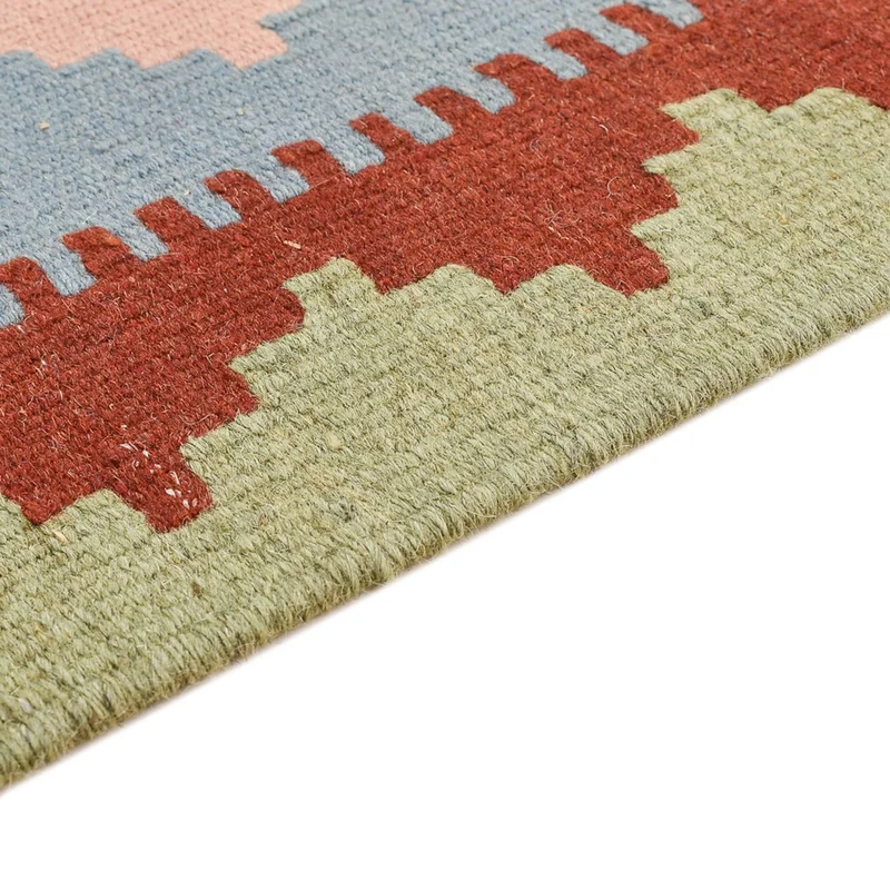 Kelim Fars Teppich 102x144cm - mehrfarbig