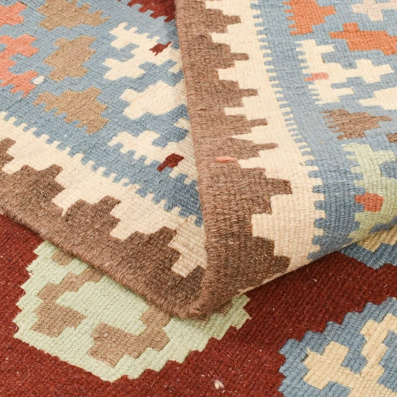 Kelim Fars Teppich 107x145cm - mehrfarbig