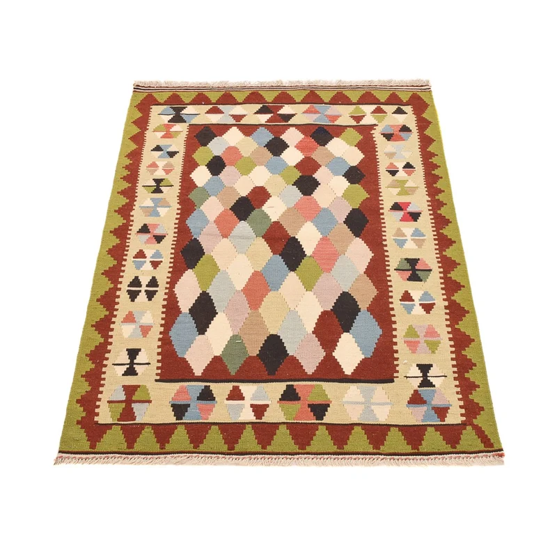 Kelim Fars Teppich 98x157cm - mehrfarbig