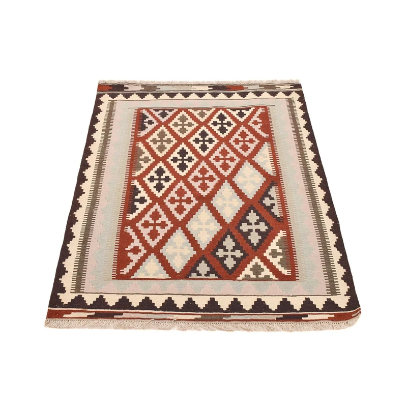 Kelim Fars Teppich 105x155cm - mehrfarbig