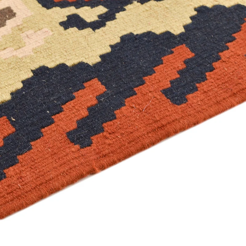 Kelim Fars Teppich 104x140cm - mehrfarbig