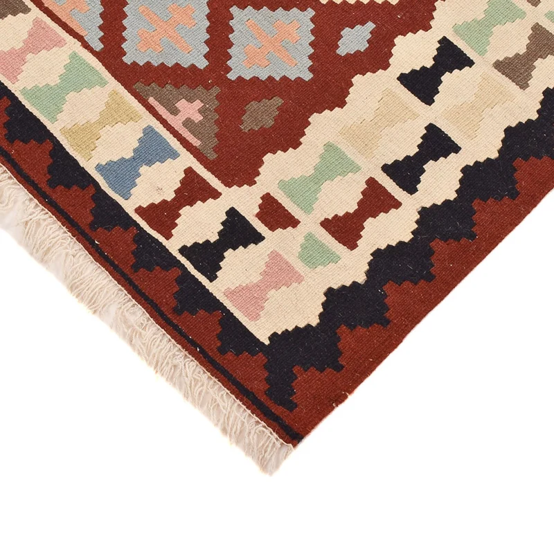 Kelim Fars Teppich 110x148cm - mehrfarbig