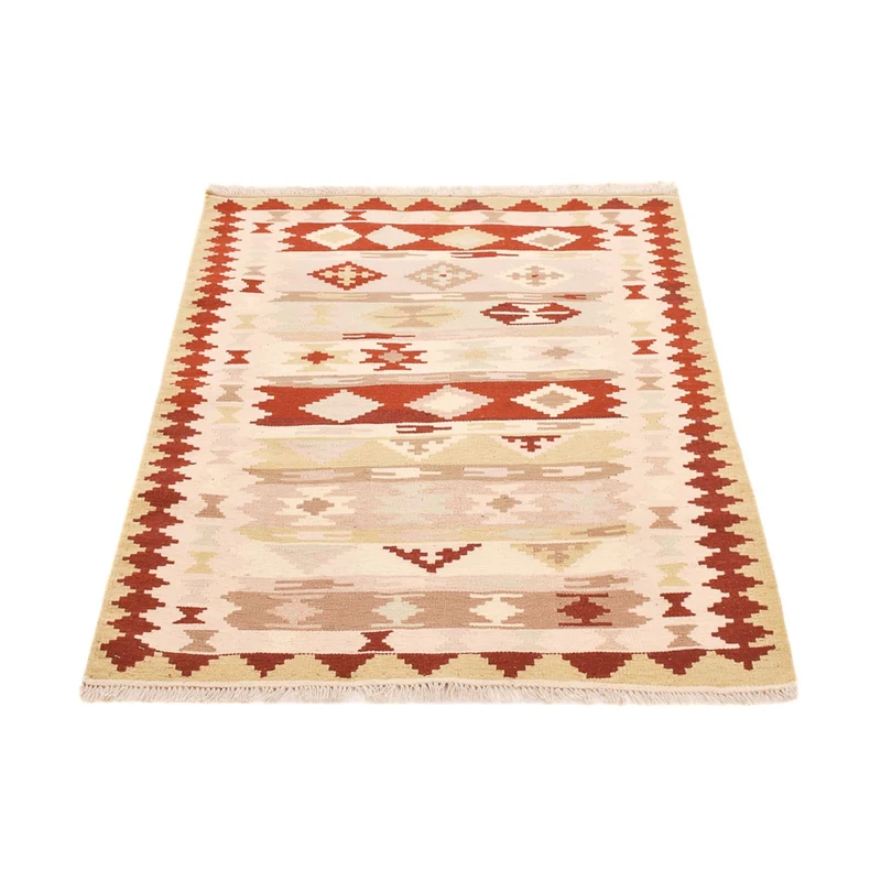Kelim Fars Teppich 104x146cm - mehrfarbig