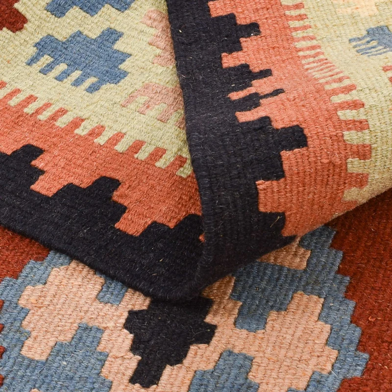 Kelim Fars Teppich 103x149cm - mehrfarbig