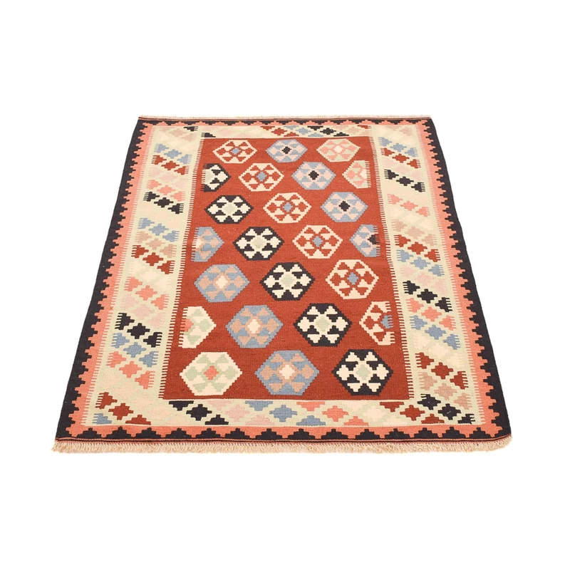 Kelim Fars Teppich 103x149cm - mehrfarbig
