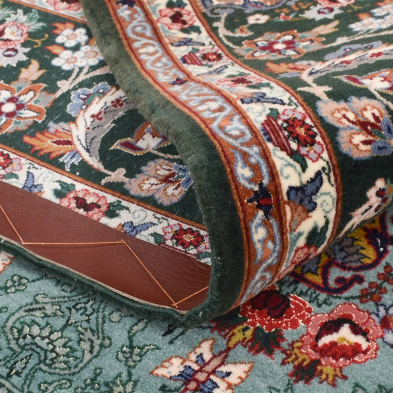 Isfahan Teppich 130x193cm - Perserteppich - türkis