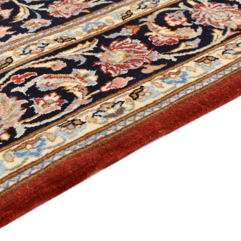 Isfahan Teppich 103x158cm - Perserteppich - dunkelblau
