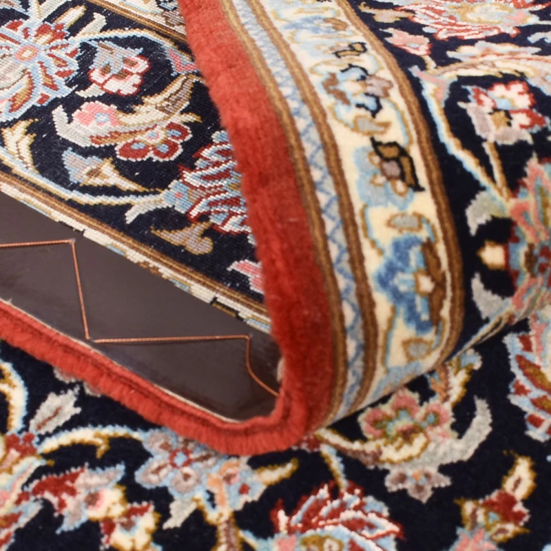Isfahan Teppich 103x158cm - Perserteppich - dunkelblau