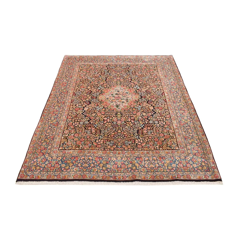 Rafsanjan Teppich 181x240cm - Perserteppich - dunkelbeige