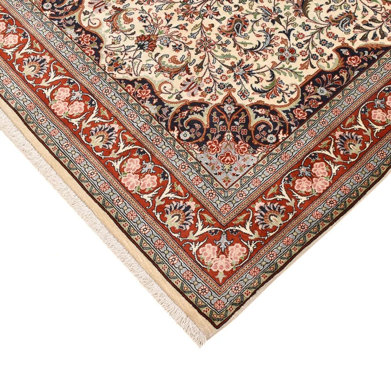 Bidjar - Zanjan Teppich 143x224cm - Perserteppich - sand